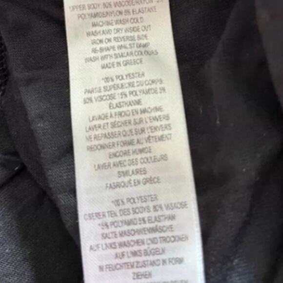 FRENCH CONNECTION Angelina Pleated Lace And Jersey Black Maxi Dress Size 8 New - Picture 12 of 16